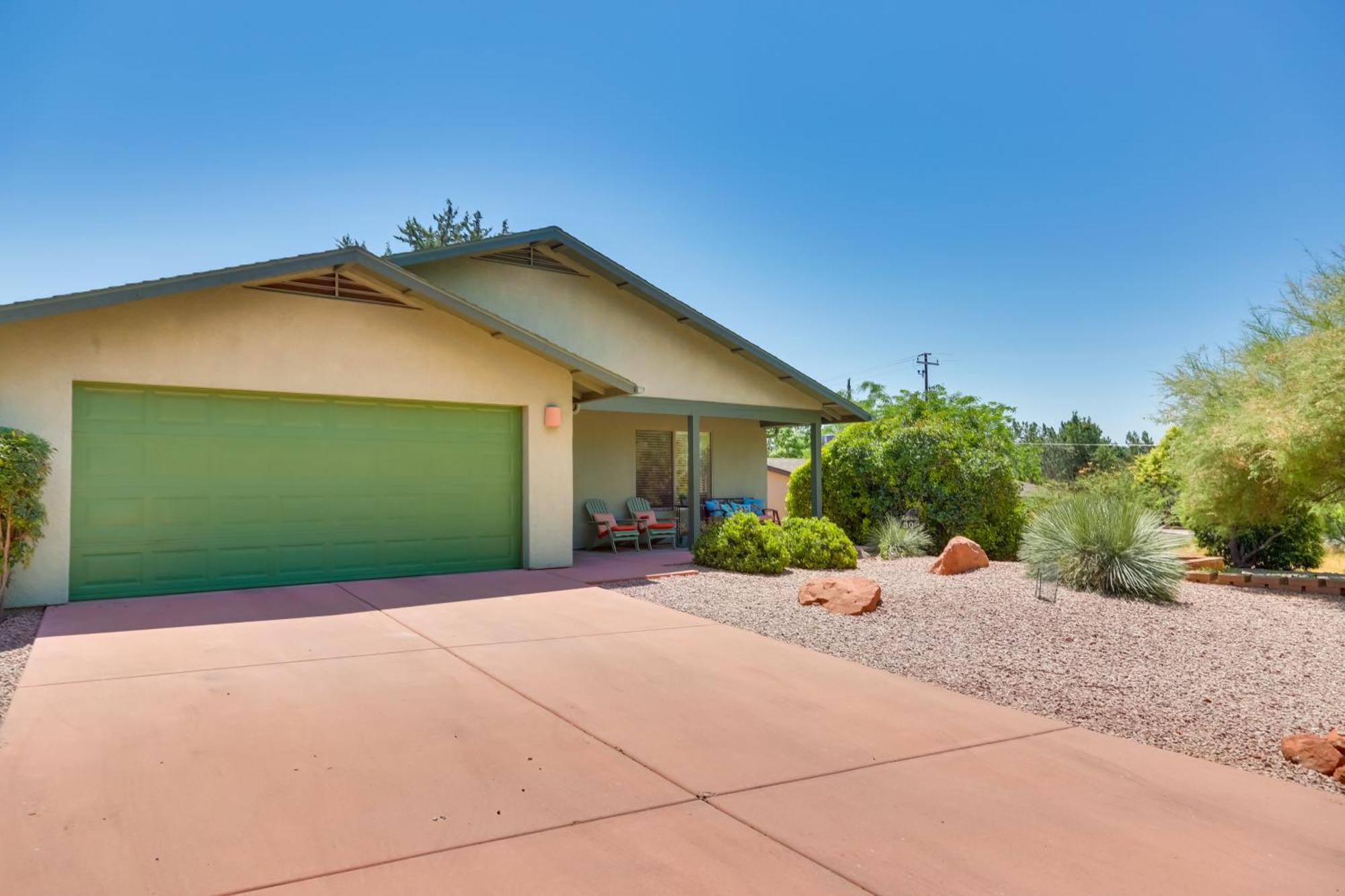 Red Rock Retreat With Patio 3 Mi To Downtown Sedona Villa Exteriör bild