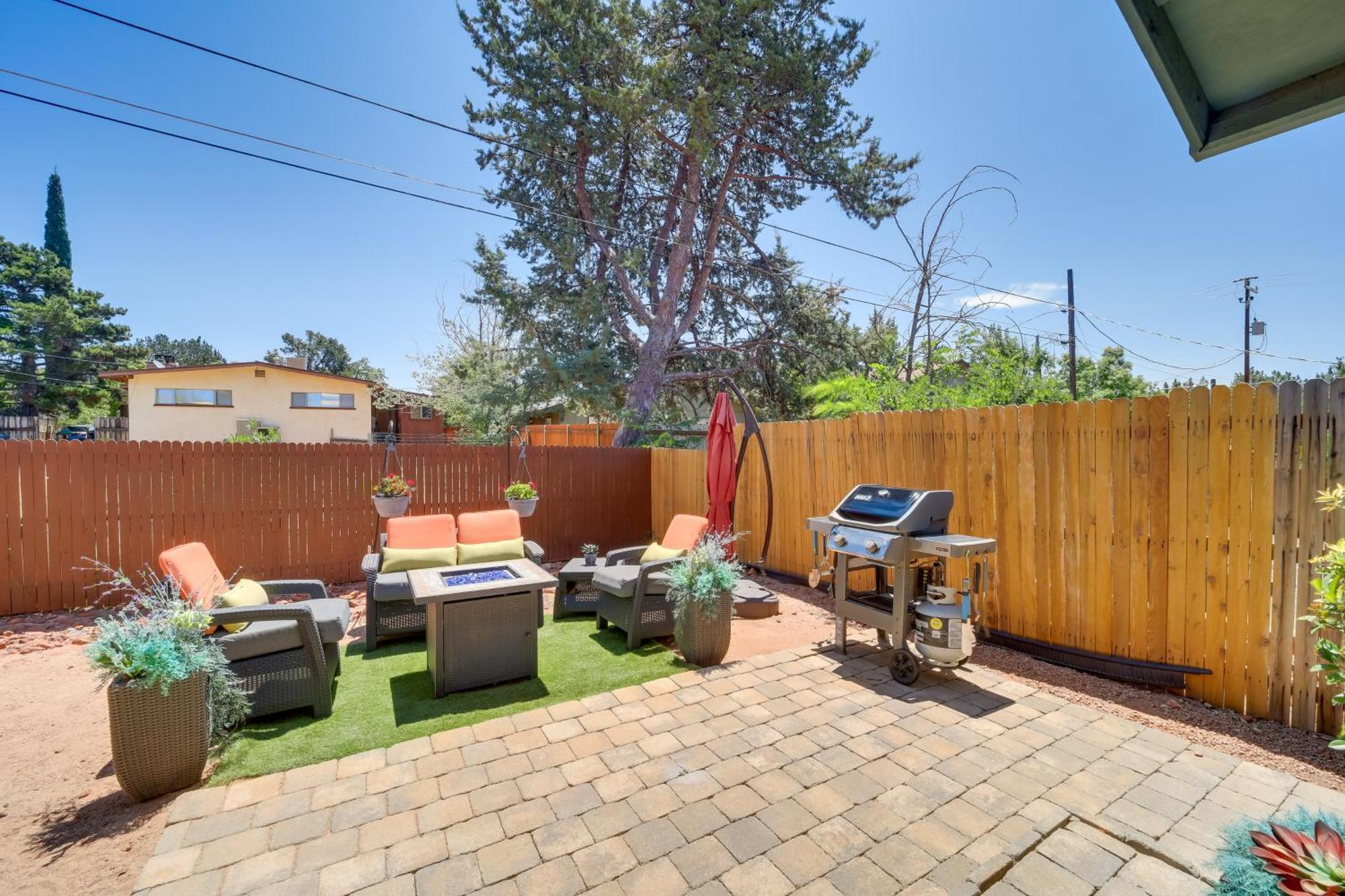 Red Rock Retreat With Patio 3 Mi To Downtown Sedona Villa Exteriör bild