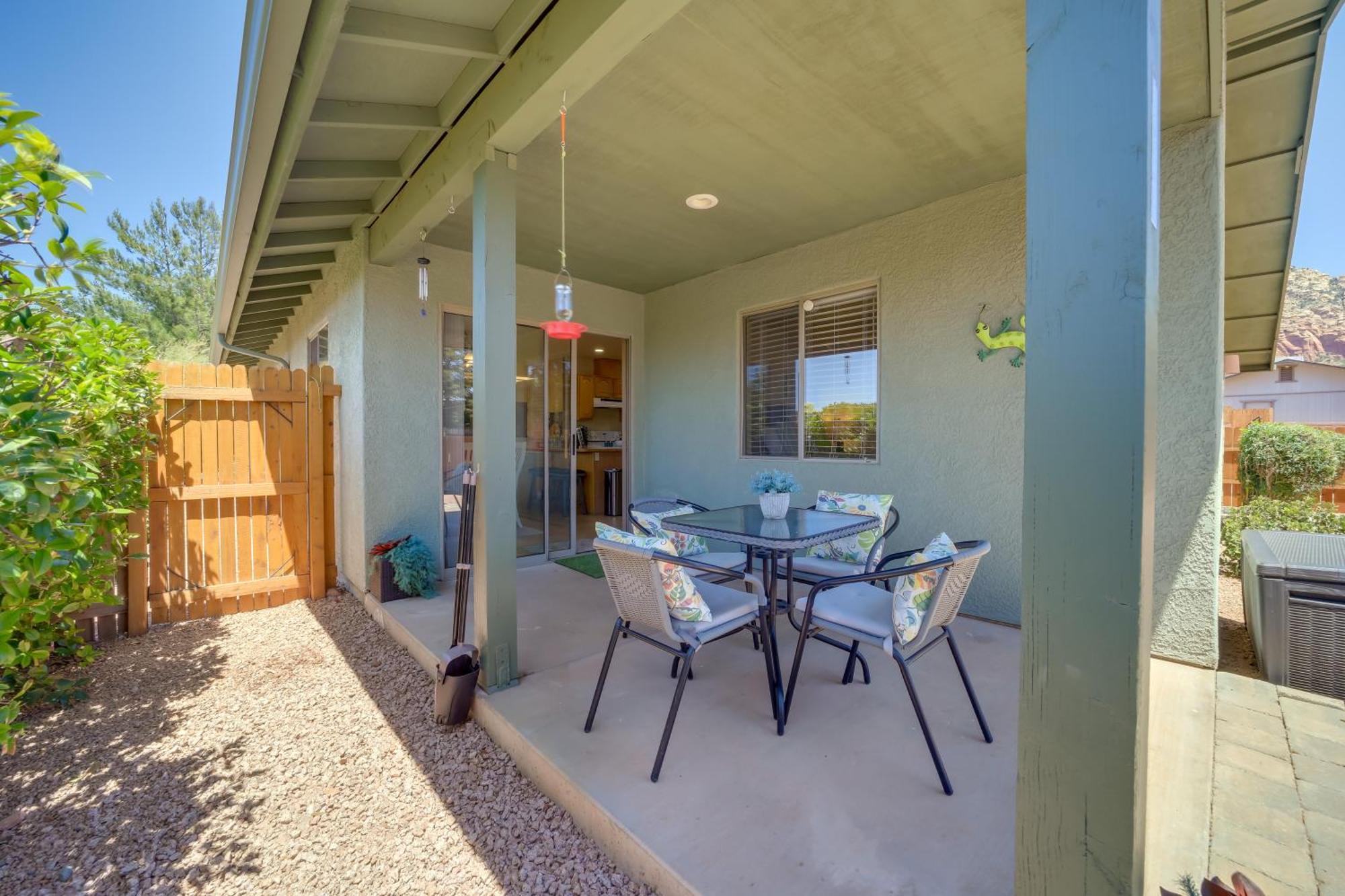 Red Rock Retreat With Patio 3 Mi To Downtown Sedona Villa Exteriör bild