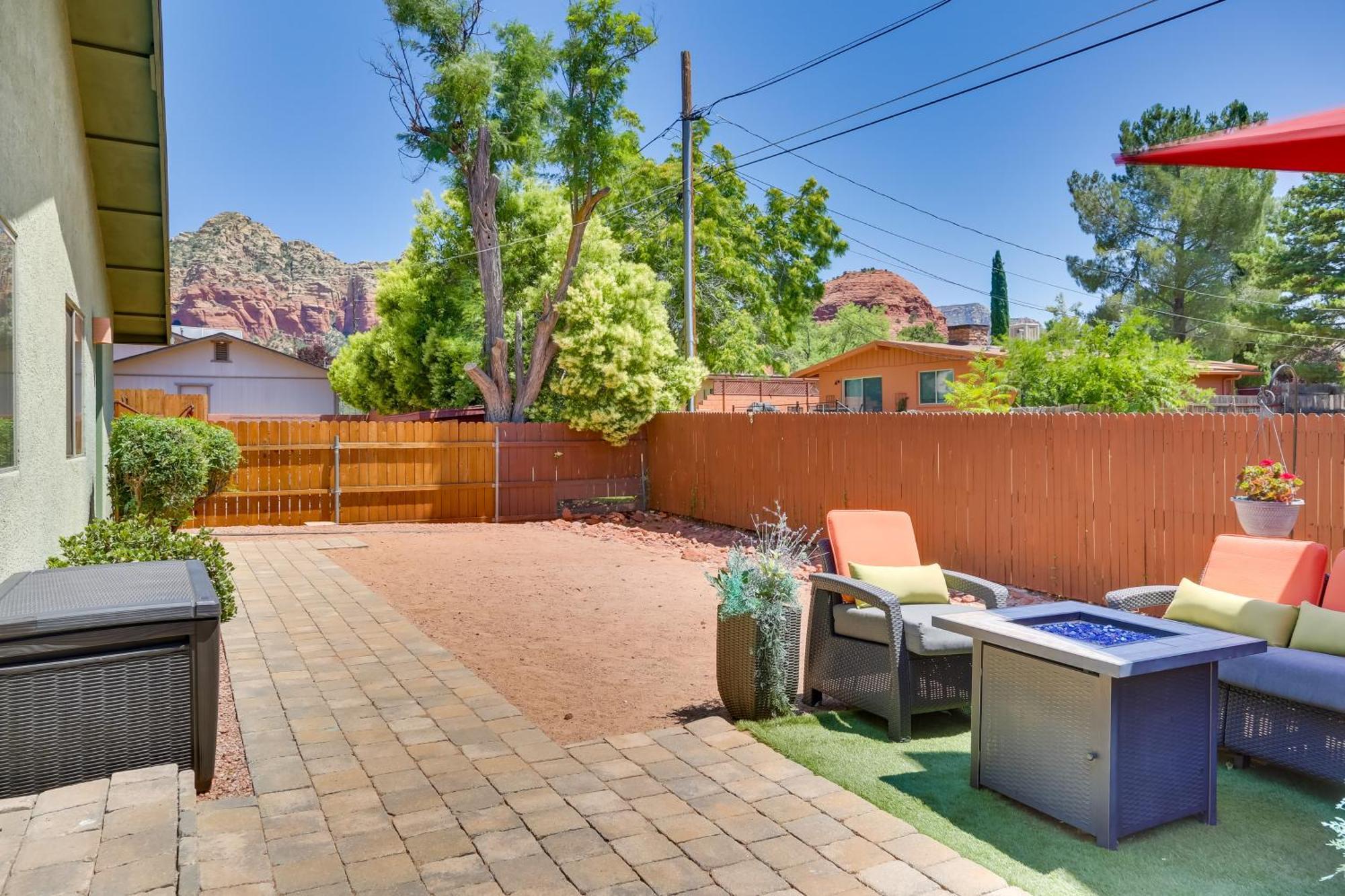 Red Rock Retreat With Patio 3 Mi To Downtown Sedona Villa Exteriör bild